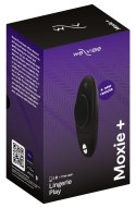 We-Vibe Moxie+ Satin Black - model zdalny, silikonowy, kompaktowy