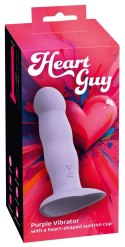 You2Toys Heart Guy Purple - wielofunkcyjny model silikonowy z podstawą serca