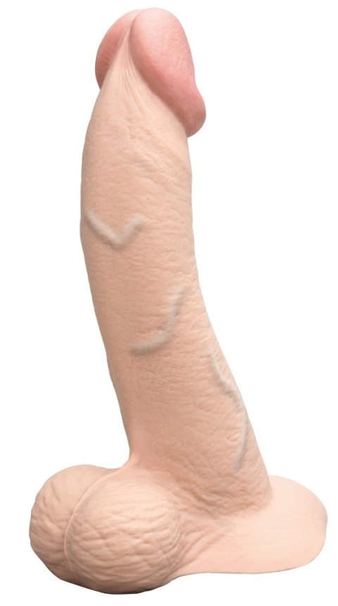 B-Vibe Slipskin 9" Curved silikonowy model anatomiczny kremowy 22,3 cm