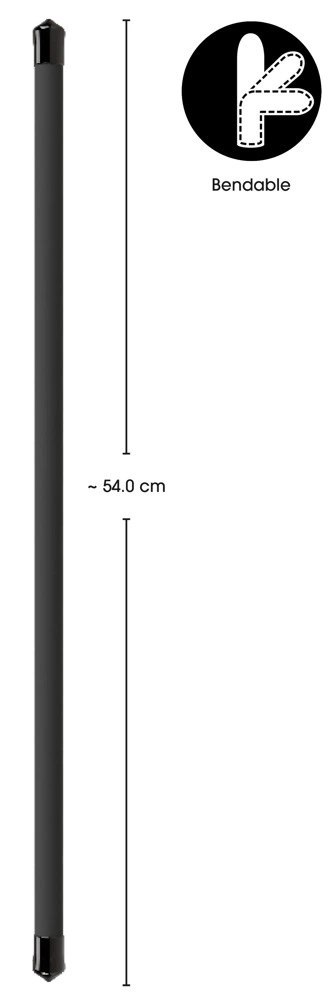 Bad Kitty Elastyczny Pierścień Regulowany Czarny 54 cm