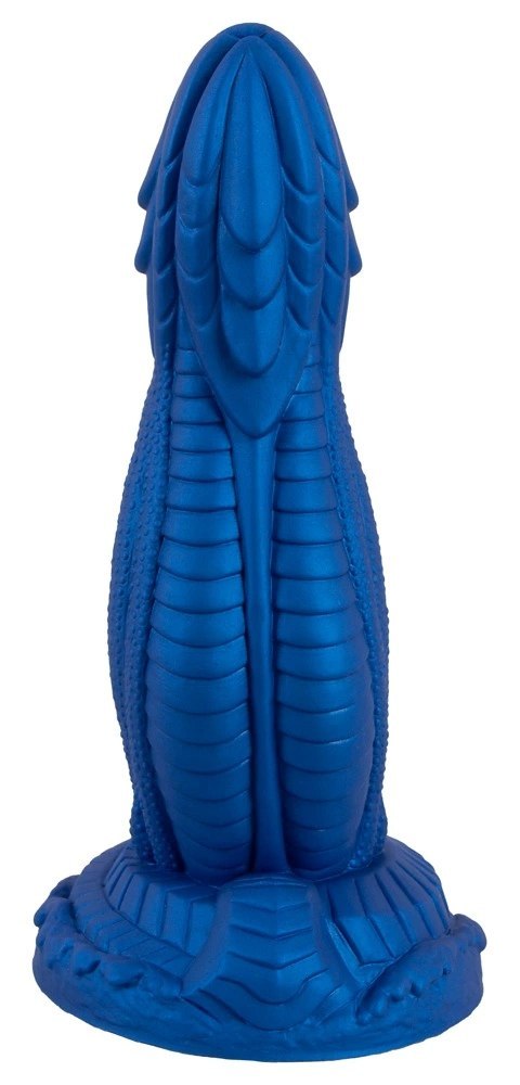 Beasty Cocks Symbiont Tease - silikonowy model fantasy, metaliczny, 19,8 cm