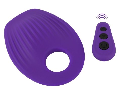 Couples Choice Poduszka Wibrująca RC z Pierścieniem, Silikon, 15cm