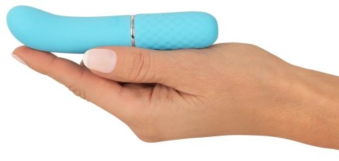 Cuties Mini Vibrator 5. Gen Blue - kompaktowy model silikonowy 11,8 cm