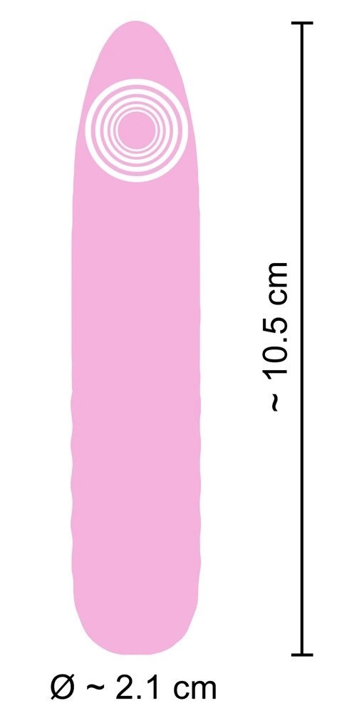 Cuties Mini Vibrator Rose 5. generacji - kompaktowy silikonowy model