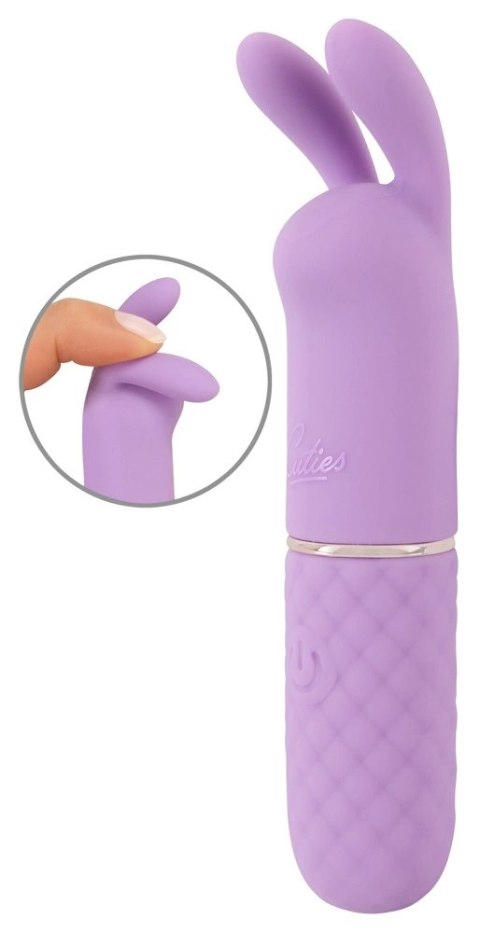 Cuties Rabbit Vibe Purple 5.0 - mini urządzenie wibrujące, 10 trybow