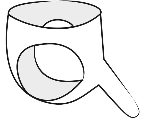 LateX Czerwone Majtki Lateksowe z Elementem Zewnętrznym 15cm L