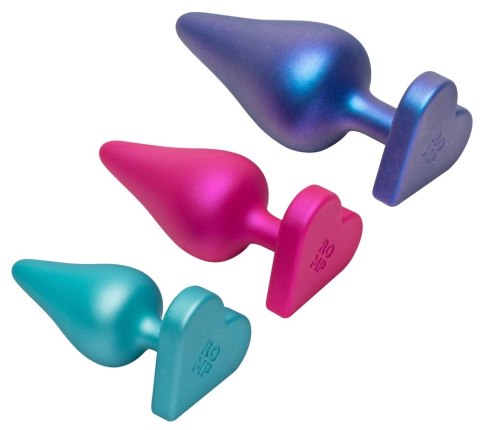 ROMP Luster zestaw trzech stożkowych akcesoriow silikonowych, 3 rozmiary