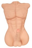 Realistixxx Deluxe Man - model torsu męskiego z elastycznym systemem intymnym, 52 cm