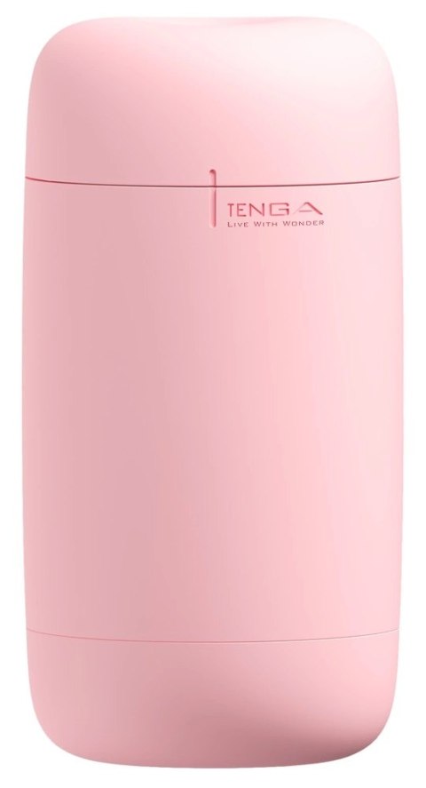 Tenga Puffy Strawberry Pink - miękka maszyna intymna, pastelowy roż