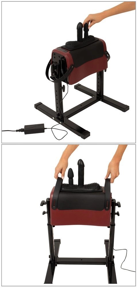 The Banger Climaxxr360 - Zaawansowana maszyna intymna z 3 wymiennymi końcowkami