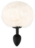 You2Toys Fluffy Tail White S - silikonowa zatyczka z puszystym ogonem