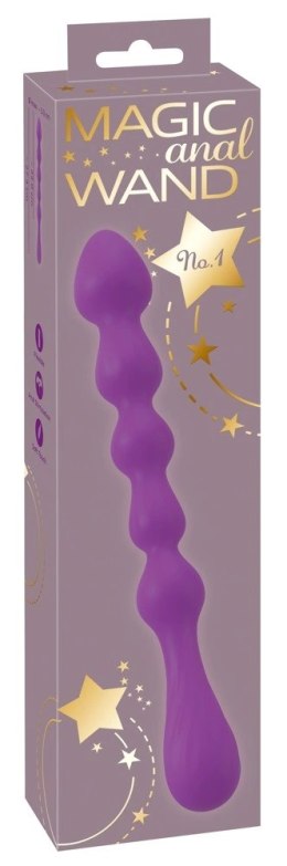 You2Toys Magic Anal Wand No. 1 fioletowa, silikonowa rożdżka 27,3 cm