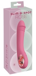 You2Toys Slim G-Spot Rose - wodoodporny model punktowy, silikonowy, 21,4 cm