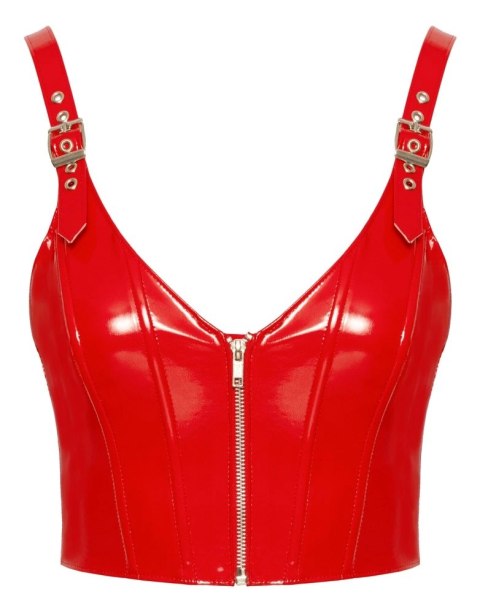 Black Level Top Winylowy Czerwony S Modelujący z Regulacją