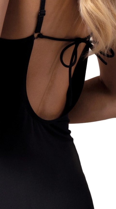 Obsessive Lobellis koszulka nocna z koronką + stringi czarna XS/S