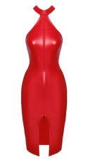 Noir Handmade Orgia czerwona sukienka z odkrytymi ramionami L