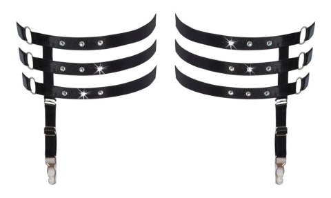 Cottelli Accessoires Pas do Pończoch L/XL, Potrojne Paski, Regulowany