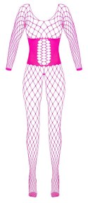 Cottelli Collection Fantasy Gorsetowe Bodystocking Rożowe, bezszwowe