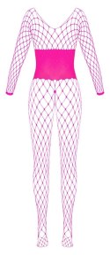 Cottelli Collection Fantasy Gorsetowe Bodystocking Rożowe, bezszwowe