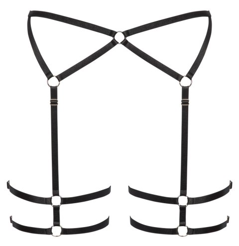 Cottelli Lingerie uprząż paskowa czarna regulowana S/M