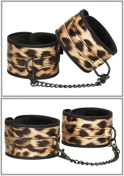 Liebe Seele Leopard Print Zestaw Bondage 13-elementowy, wzor lamparta