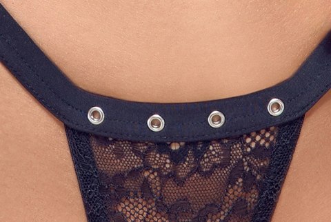 Cottelli LINGERIE komplet koronkowy czarny 2-częściowy 85B/L