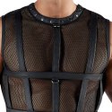 Svenjoyment Bondage Mesh Czarny Bezrękawnik z Uprzężą 2XL