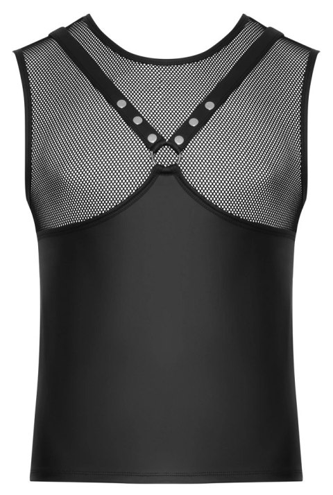 Svenjoyment Bezrękawnik Matowy Czarny z Siateczką 3XL