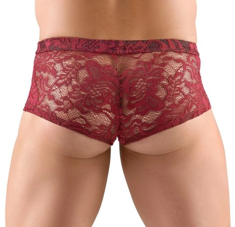 Svenjoyment Bokserki Męskie Red Lace, czerwone, rozmiar M