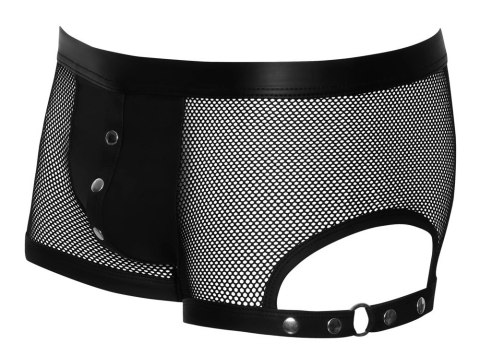 Svenjoyment Bokserki Siateczkowe Z Regulacją i Wycięciem 2XL Czarny