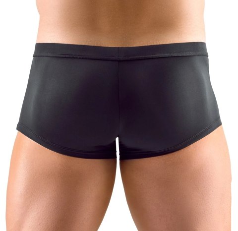 Svenjoyment Bokserki męskie czarne z połprzezroczystymi wstawkami S