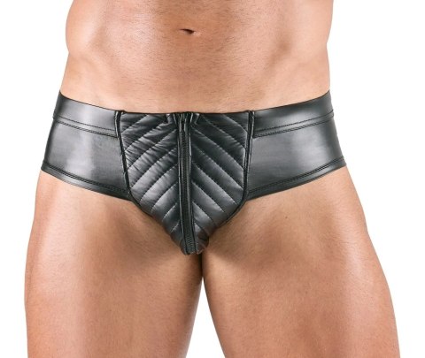 Svenjoyment Figi Męskie XL Czarny Matowy Z Wycięciem i Zamkiem