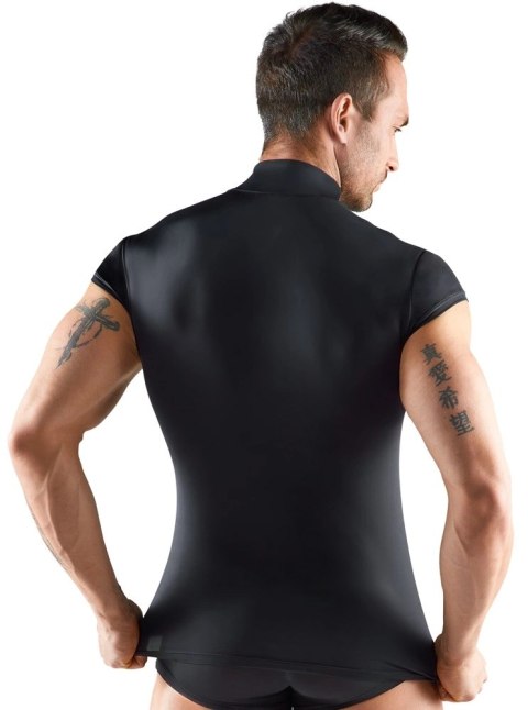 Svenjoyment Koszulka Męska Czarna Z Kołnierzykiem Zamek M