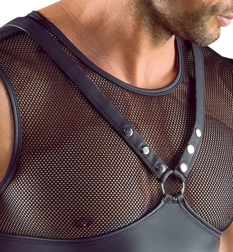 Svenjoyment Top Bezrękawnik Czarny Matowy Siatka 2XL