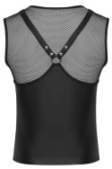 Svenjoyment Top Bezrękawnik Czarny Matowy Siatka 2XL