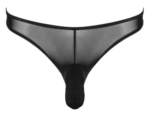 Svenjoyment męskie majtki siateczkowe bez tyłu z kieszenią L/XL czarne