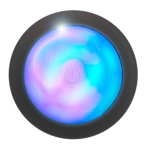 ANOS RC Flashing Plug silikonowy z pilotem, LED, 9 cm, czarny