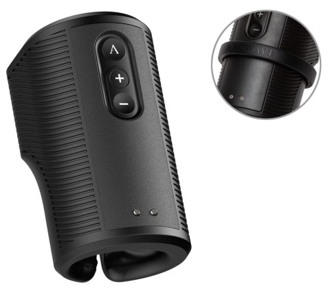 Arcwave Zing - Kompaktowa maszyna intymna z 10 trybami wibracji, czarna