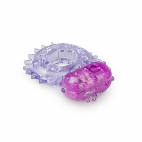 EasyToys Fioletowy Pierścień Wibrujący z Wypustkami - Jednorazowy