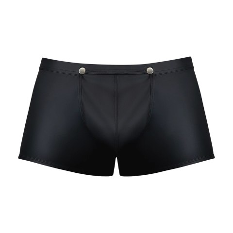 Male Power Snap Off Short S Czarne - Szorty męskie z odpinanym panelem