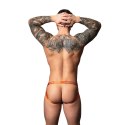 Male Power Uplift Jock L/XL Szary/Pomarańczowy z silikonową opaską Boneyard