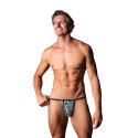 Male Power Uplift Jock z regulacją, pasek z pierścieniem silikonowym, multikolor