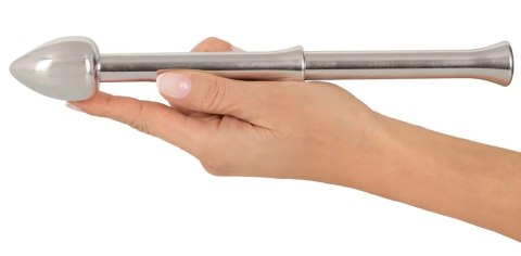 Rebel Metal Milking Stick - stalowy stymulator masażu prostaty, 10 trybow