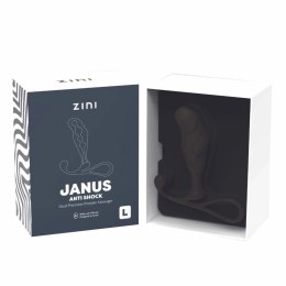 Zini JANUS Anti Shock L Czarny - anatomiczna maszyna intymna z systemem stabilizacji