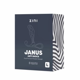 Zini JANUS Anti Shock L Czarny - anatomiczna maszyna intymna z systemem stabilizacji