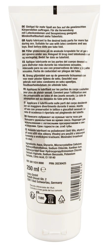 HOT Porn Sperm 250 ml - żel wodny o neutralnej formule, vegan