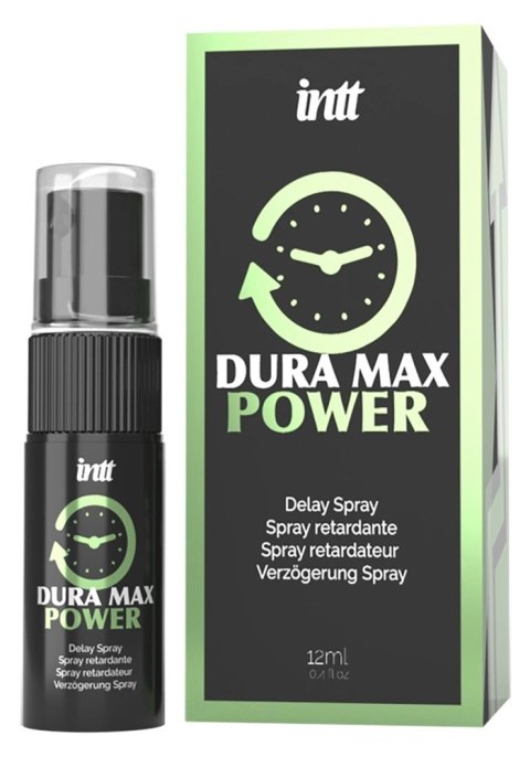 Intt Dura Max Power Delay Spray 12ml - preparat wydłużający czas działania
