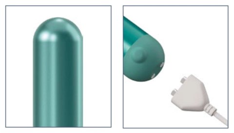 JimmyJane Mini Chroma Teal - kompaktowy model z pilotem, wodoodporny