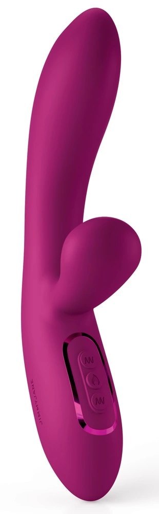 JimmyJane Solis Rabbit - silikonowy model z funkcją podgrzewania, 22 cm