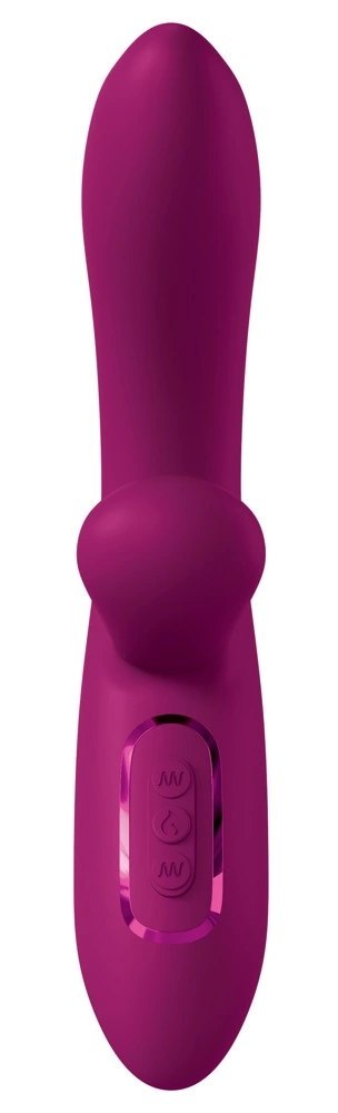 JimmyJane Solis Rabbit - silikonowy model z funkcją podgrzewania, 22 cm